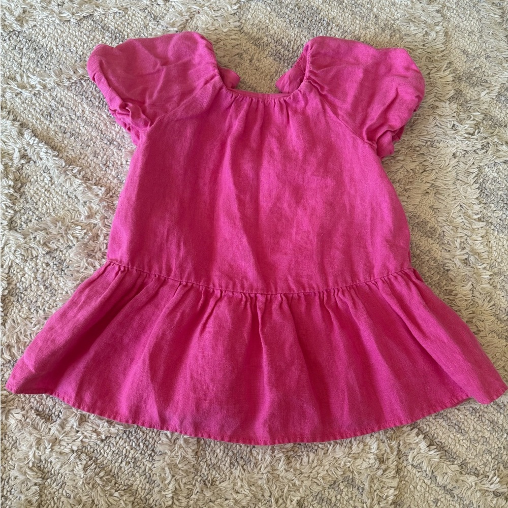 ZARA linen dress 12/18 months